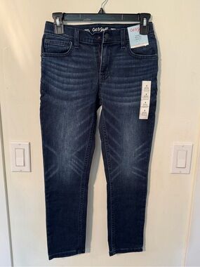 Cat & Jack Boys Dark Blue Slim Stretch Jeans
